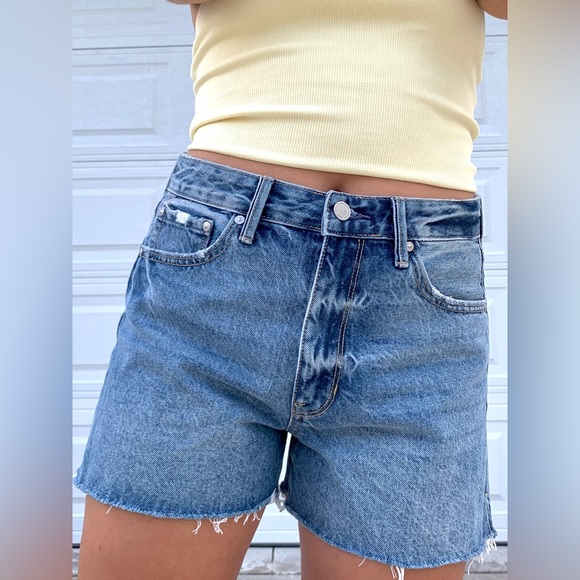 Vintage A-Line Shorts - Medium Wash - Picture 5 of 12